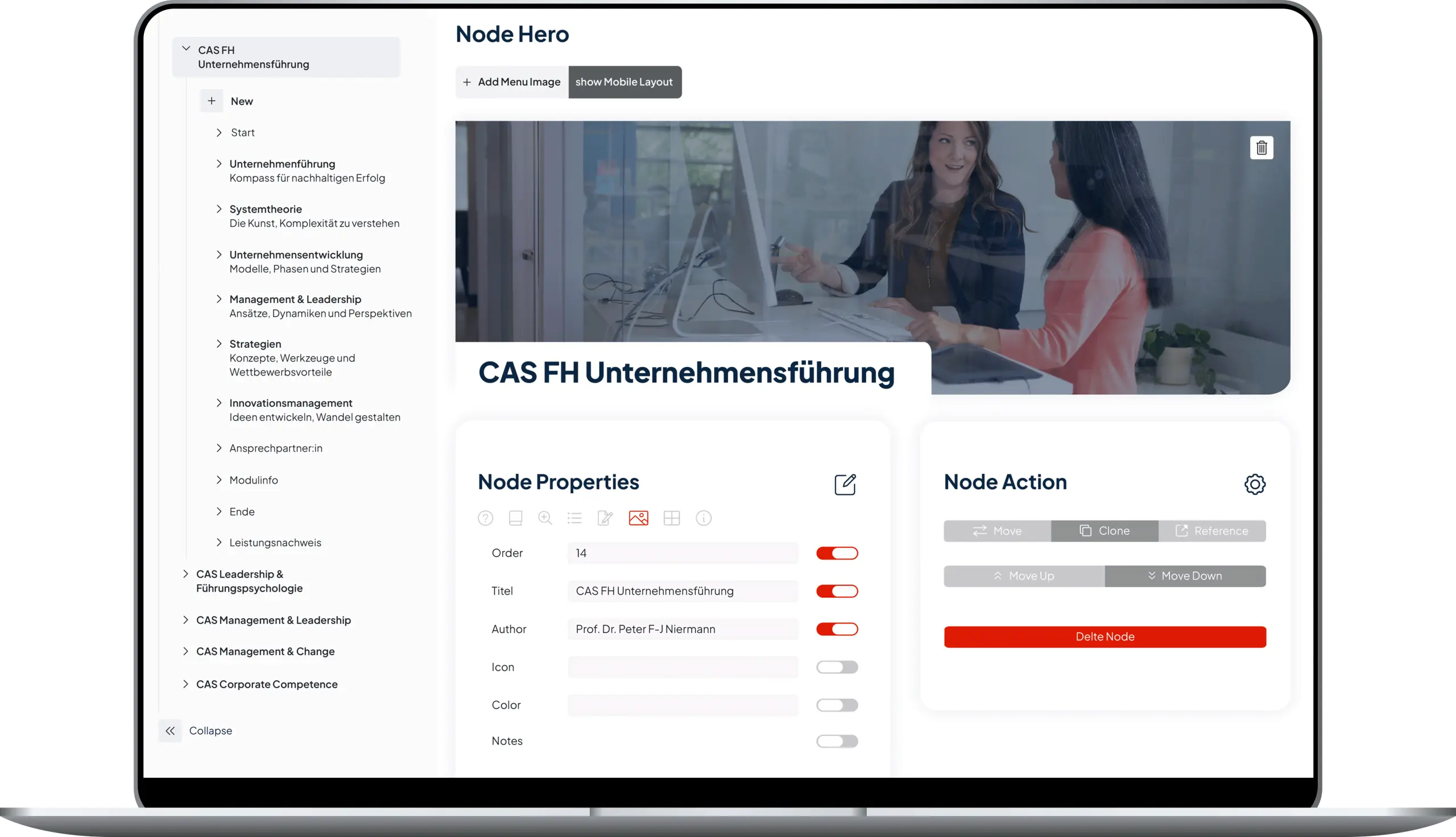 Business Gaming MacBook CMS